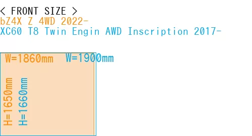 #bZ4X Z 4WD 2022- + XC60 T8 Twin Engin AWD Inscription 2017-